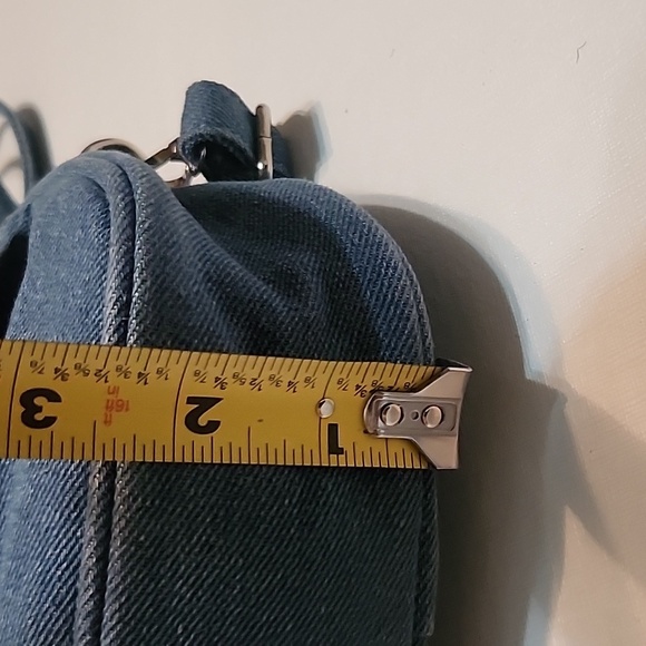 SPRING Denim MINI PURSE KING CROSSBODY Bag. LIKE NEW Condition - Picture 13 of 13
